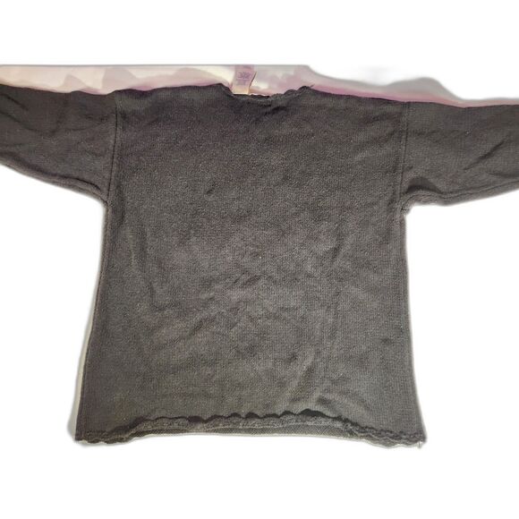 Kathie Lee Vintage 90's Embroidered Floral Basket Sweater L Cottagecore Cozy - Picture 4 of 9